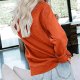 Womens Sweatshirt No Hood Cute Long Sleeve Shirts Fall Casual Pullover Loose Fit Sweater Tops with Pocket