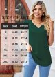 Womens Summer Tops Knit Shirts Casual Ruffle Short Sleeve V Neck Tunic Top Loose Blouse T Shirts Tunics For Women