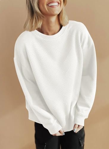 Womens Oversized Sweatshirt Fall Fashion Long Sleeve Tops Casual Sweatshirts with Pockets