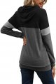 Womens Sweatshirts Long Sleeve Casual Color Block Pullover Hoodies Fall Outfits Clothes