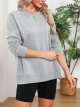 Womens Sweatshirts Cotton Crew Neck Casual Long Sleeve Pullover Tops